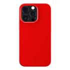 Cellularline Ochranný silikonový kryt Sensation pro Apple iPhone 13 Pro, červený