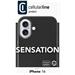 Cellularline Ochranný silikonový kryt Sensation pro Apple iPhone 16, černý