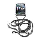 Cellularline Transparentní zadní kryt Neck-Case s černou šňůrkou na krk pro Apple iPhone 11 Pro