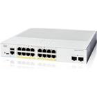 Cisco Catalyst switch C1300-16P-2G (16xGbE,2xSFP,16xPoE+,120W,fanless) - REFRESH