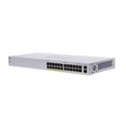 Cisco switch CBS110-24PP (24xGbE, 2xGbE SFP combo, 12xPoE+, 100W, fanless) - REFRESH