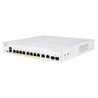 Cisco switch CBS350-8FP-2G-EU (8xGbE,2xGbE SFP combo,8xPoE+,120W,fanless) - REFRESH