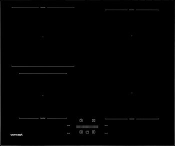 Concept indukční deska s flexi zónou IDV5160; idv5160