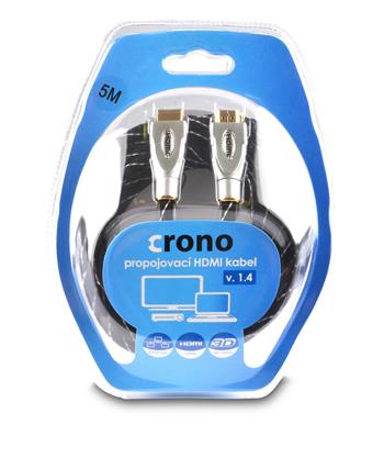 Crono HDMI kabel, ethernet, 5 m