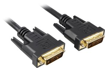 Crono kabel propojovací DVI samec / DVI samec 24+1, pozlacený, 1.8 m