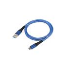 Crono kabel USB 2.0/ USB A samec - USB C, 1,0m, modrý high premium