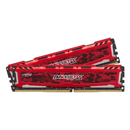 Crucial Ballistix Sport LT Red 8GB (2x4) DDR4 2400