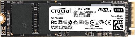 Crucial P1, M.2 - 500GB