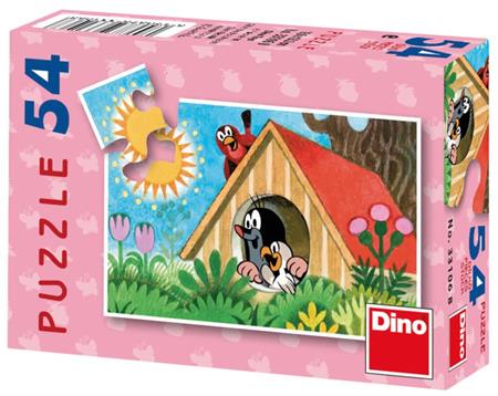 DINO Puzzle Krtek - ptačí budka 54 dílků