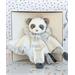 Doudou Dárková sada - plyšový muchláček panda 20 cm