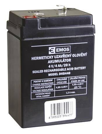 EMOS Bezúdržbový olověný akumulátor DHB440 pro svítilny P2306
