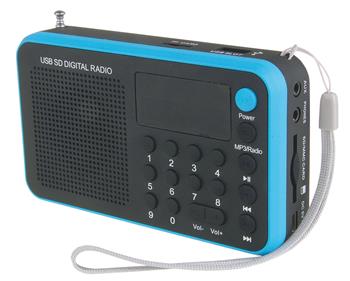 EMOS USB rádio EMGO 1505W modrá *E0063