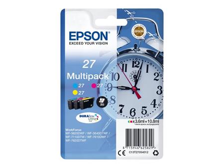 Epson Multipack 3-colour 27 DURABrite Ultra Ink C13T27054012