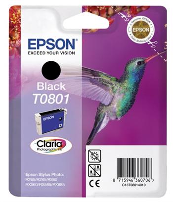 Epson R265/360,RX560 Black Ink cartridge (T0801) C13T08014011