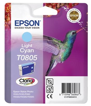 Epson R265/360,RX560 Lt. Cyan Ink cartridge (T0805) C13T08054011