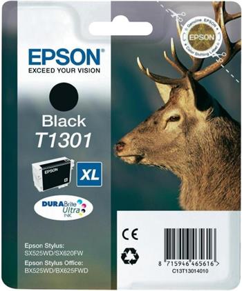 Epson Singlepack Black T1301 DURABrite Ultra Ink C13T13014012