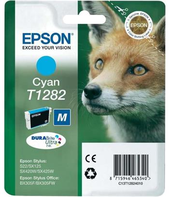 Epson Singlepack Cyan T1282 DURABrite Ultra Ink C13T12824012