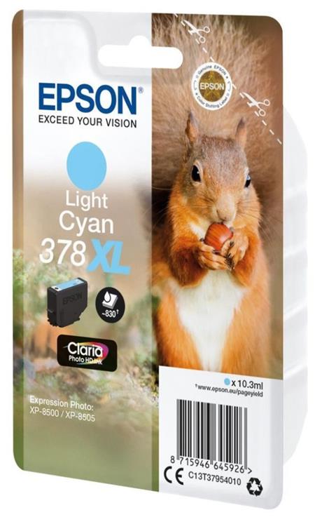 Epson Singlepack Light Cyan 378 XL Claria C13T37954010 - originální