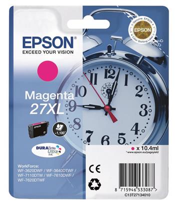 Epson Singlepack Magenta 27XL DURABrite Ultra Ink C13T27134012