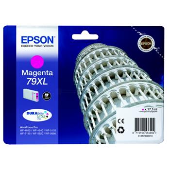 Epson Singlepack Magenta 79XL DURABrite Ultra Ink C13T79034010