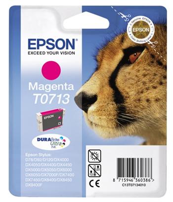 Epson Singlepack Magenta T0713 DURABrite Ultra Ink C13T07134012