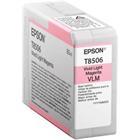 Epson Singlepack Photo Light Magenta T850600 UltraChrome HD ink 80ml C13T850600
