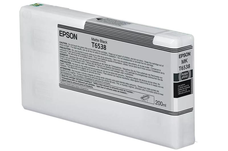 Epson T6538 Matte black Ink Cartridge (200ml)