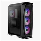 Eurocase Aerocool skříň Aero One Frost ML G, Mid tower, 2x USB 3.0, 2x audio, 4x 120mm RGB Fan, bez zdroje