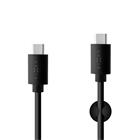 Fixed Datový a nabíjecí kabel s konektory USB-C/USB-C a podporou PD, 1 metr, USB 2.0, 60W, černý