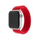 Fixed Elastický nylonový řemínek Nylon Strap pro Apple Watch 38/40/41mm, velikost S, červený