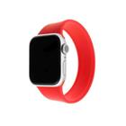 Fixed Elastický silikonový řemínek Silicone Strap pro Apple Watch 38/40/41mm, velikost L, červený