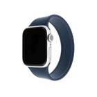 Fixed Elastický silikonový řemínek Silicone Strap pro Apple Watch 38/40/41mm, velikost L, modrý