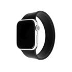 Fixed Elastický silikonový řemínek Silicone Strap pro Apple Watch 38/40/41mm, velikost S, černý