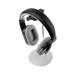 Fixed Hliníkový stojánek Frame Headphones na stůl pro náhlavní sluchátka, stříbrné