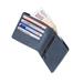 Fixed Kožená peněženka Classic Wallet z pravé hovězí kůže, modrá