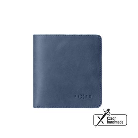 Fixed Kožená peněženka Classic Wallet z pravé hovězí kůže, modrá
