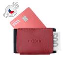 Fixed Kožená peněženka Tiny Wallet z pravé hovězí kůže, červená