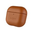 Fixed Kožené pouzdro PodsLeather pro Apple AirPods 4, hnědé