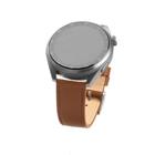 Fixed Kožený řemínek Leather Strap s Quick Release 22mm pro smartwatch, hnědý