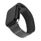 Fixed Nylonový řemínek Nylon Sporty Strap pro Apple Watch 38 40 41mm, tmavě šedý