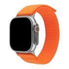 Fixed Nylonový řemínek Nylon Sporty Strap pro Apple Watch Ultra 49mm, oranžový