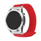 Fixed Nylonový řemínek Nylon Sporty Strap pro Garmin QuickFit 26mm, červený