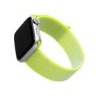 Fixed Nylonový řemínek Nylon Strap pro Apple Watch 42/44/45/49mm, limetkový