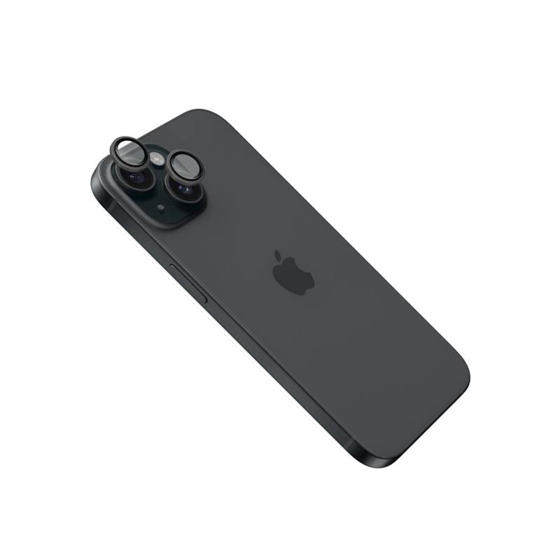 Fixed Ochranná skla čoček fotoaparátů Camera Glass pro Apple iPhone 16 16 Plus, space gray