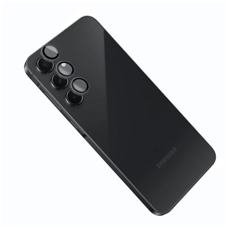 Fixed Ochranná skla čoček fotoaparátů Camera Glass pro Samsung Galaxy A15 A15 5G, černá