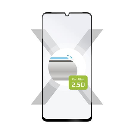 Fixed ochranné tvrzené sklo Full-Cover pro Samsung Galaxy A15 A15 5G, lepení přes celý displej, černé