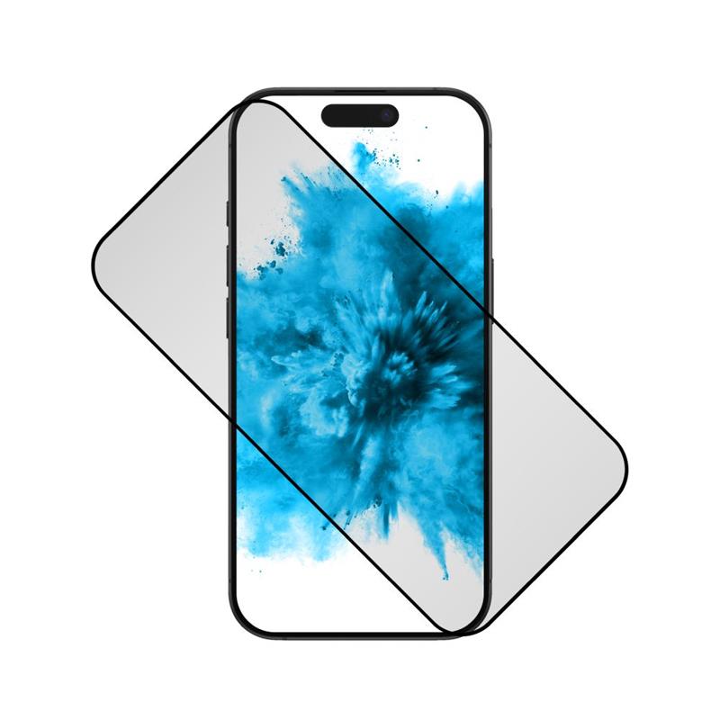 Fixed Ochranné tvrzené sklo Privacy Full-Cover pro Apple iPhone 16 Pro, lepení přes celý displej, černé