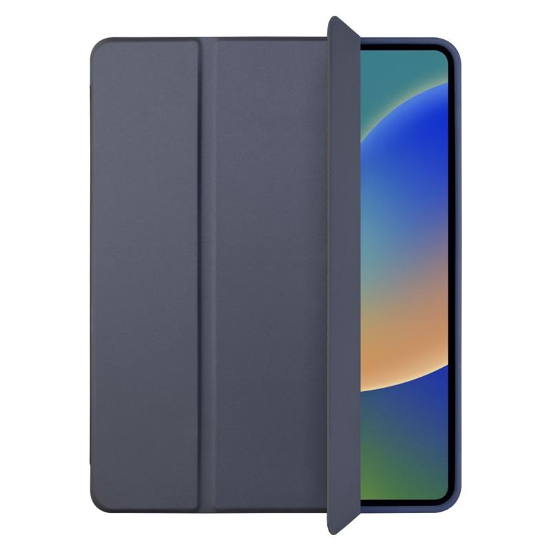 Fixed Pouzdro Padcover pro Apple iPad Air 13" (2024) se stojánkem, podpora Sleep and Wake, modré