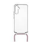 Fixed Pouzdro Pure Neck s růžovou šňůrkou na krk pro Samsung Galaxy A54 5G