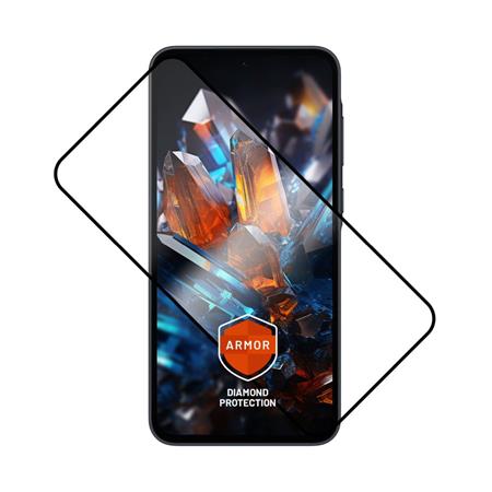 Fixed Prémiové ochranné tvrzené sklo Armor s aplikátorem pro Samsung Galaxy A35 5G, černé